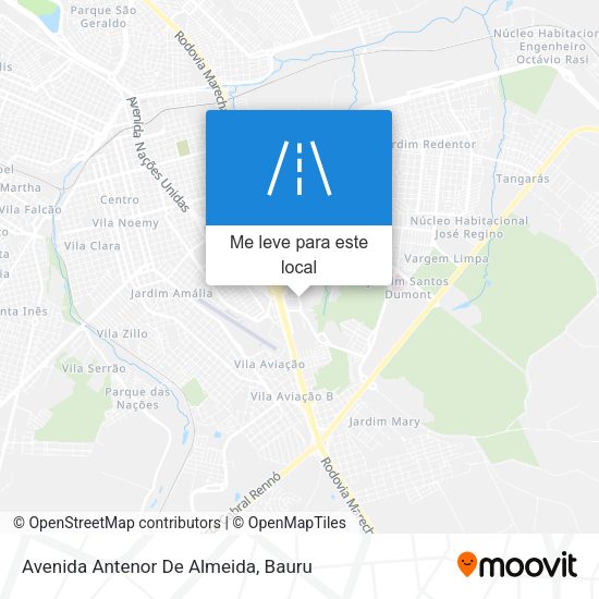 Avenida Antenor De Almeida mapa