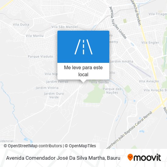 Avenida Comendador José Da Silva Martha mapa