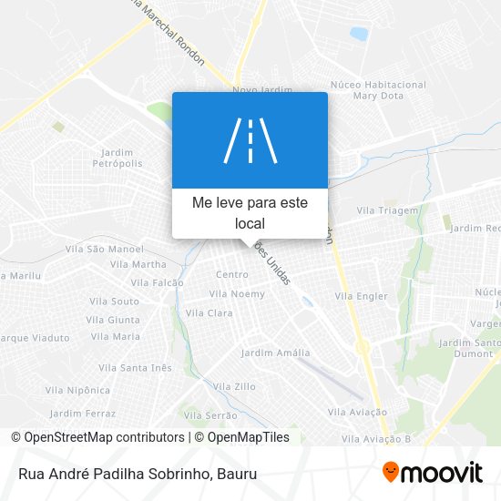 Rua André Padilha Sobrinho mapa