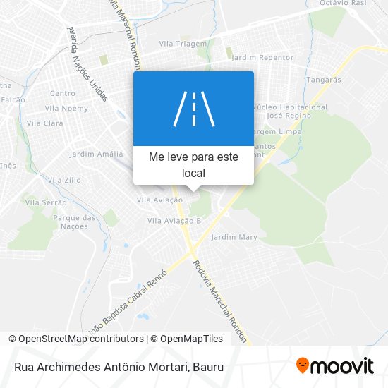 Rua Archimedes Antônio Mortari mapa