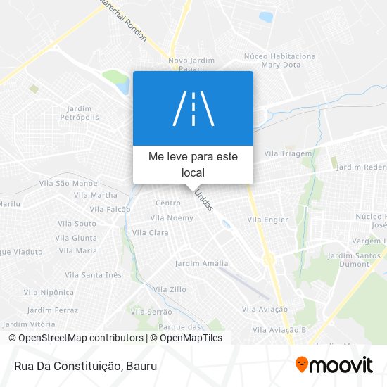 Rua Da Constituição mapa