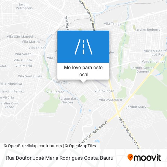 Rua Doutor José Maria Rodrigues Costa mapa