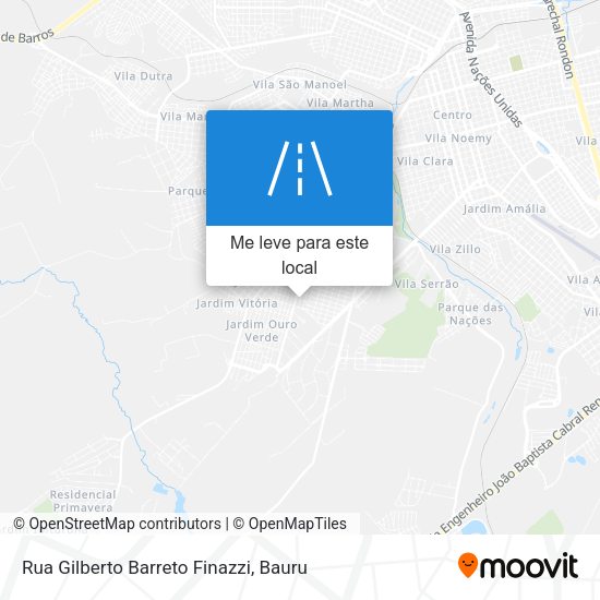 Rua Gilberto Barreto Finazzi mapa