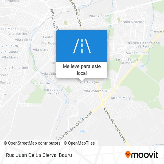 Rua Juan De La Cierva mapa