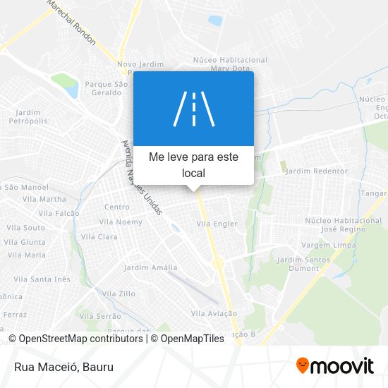 Rua Maceió mapa