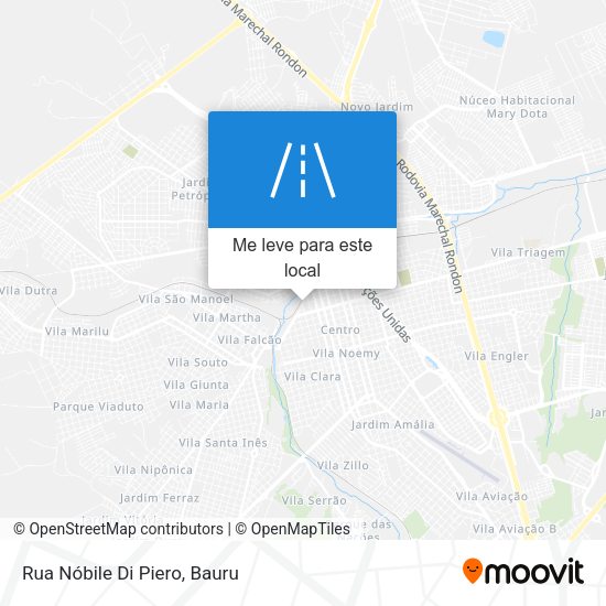 Rua Nóbile Di Piero mapa