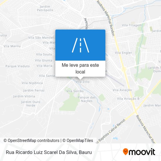 Rua Ricardo Luiz Scarel Da Silva mapa
