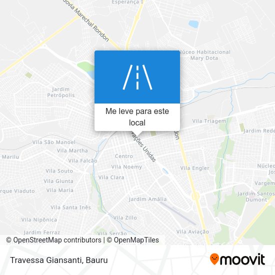 Travessa Giansanti mapa
