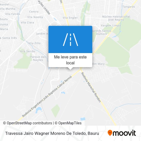 Travessa Jairo Wagner Moreno De Toledo mapa