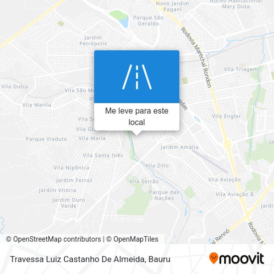 Travessa Luiz Castanho De Almeida mapa