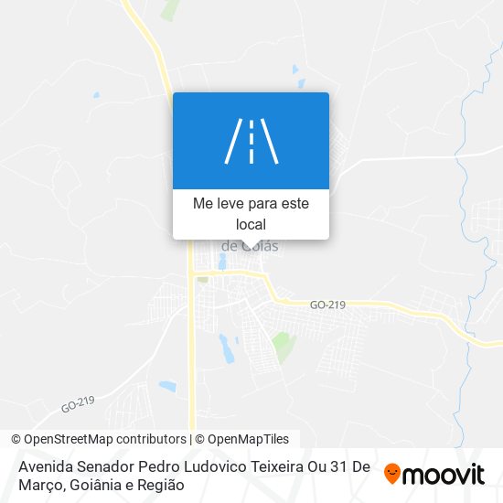 Avenida Senador Pedro Ludovico Teixeira Ou 31 De Março mapa