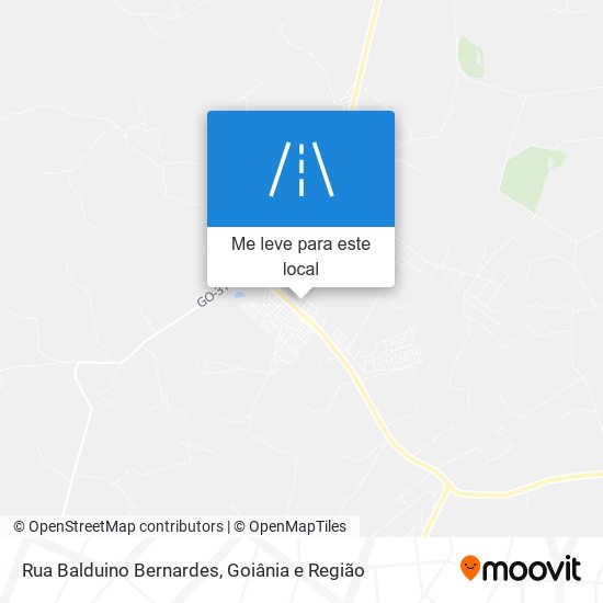 Rua Balduino Bernardes mapa