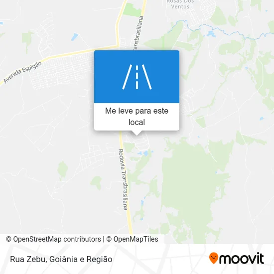 Rua Zebu mapa