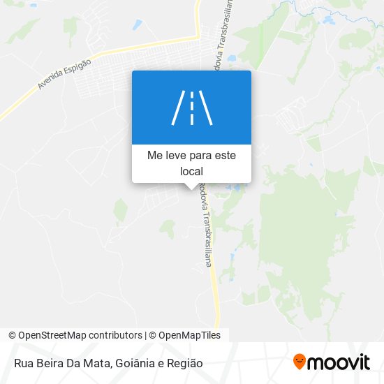 Rua Beira Da Mata mapa