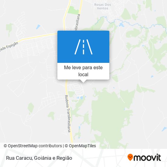 Rua Caracu mapa