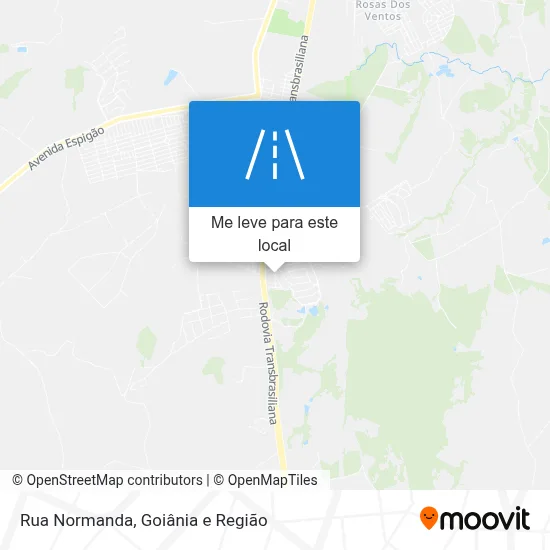 Rua Normanda mapa