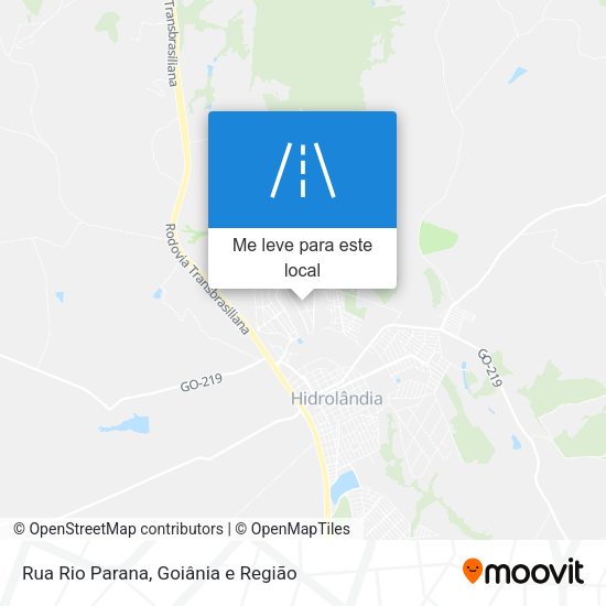 Rua Rio Parana mapa