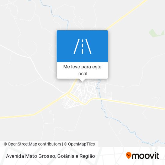 Avenida Mato Grosso mapa