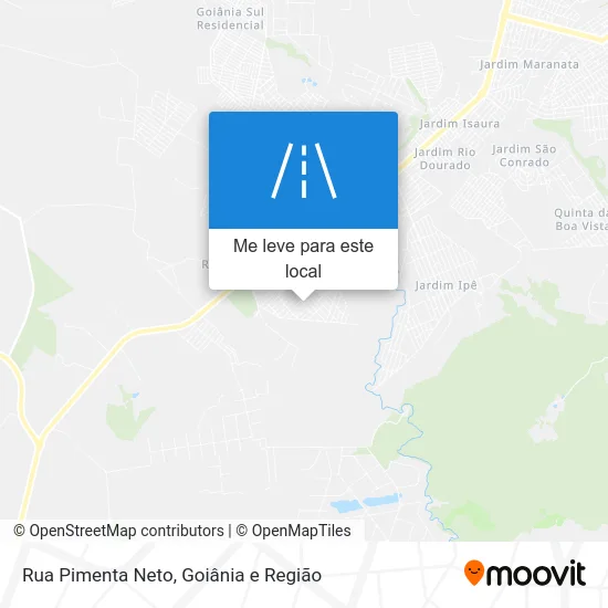 Rua Pimenta Neto mapa