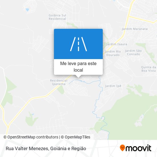 Rua Valter Menezes mapa