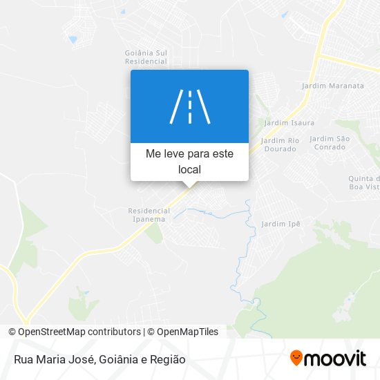 Rua Maria José mapa