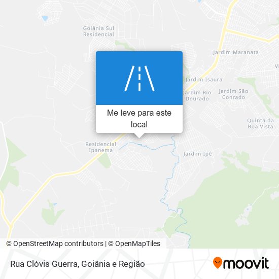 Rua Clóvis Guerra mapa