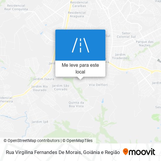 Rua Virgilina Fernandes De Morais mapa