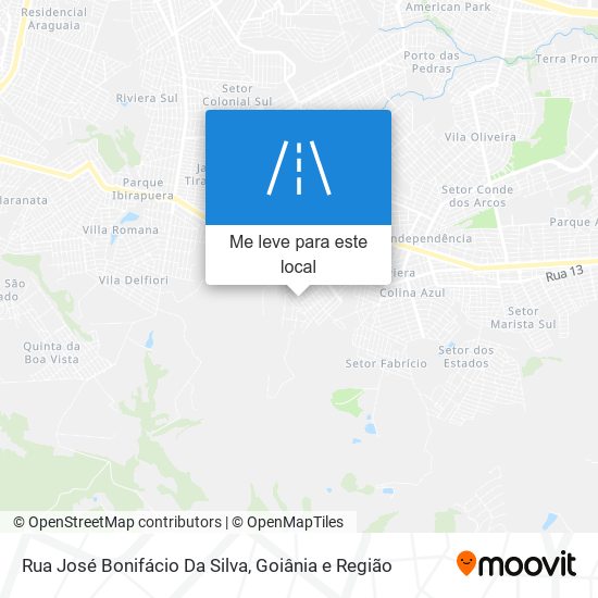 Rua José Bonifácio Da Silva mapa