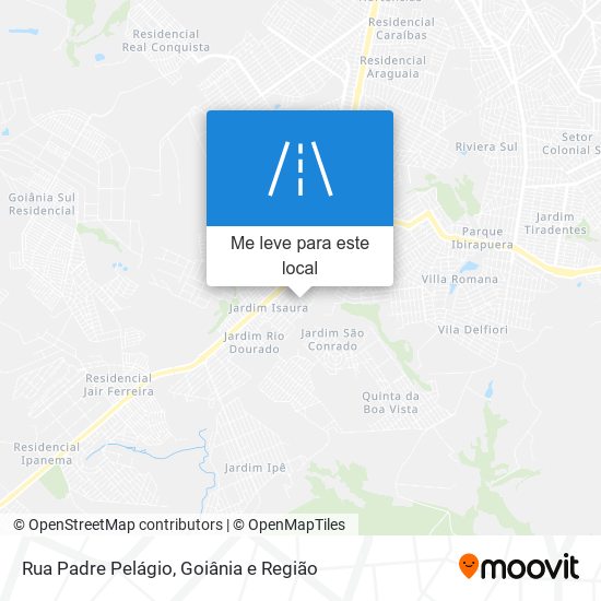 Rua Padre Pelágio mapa