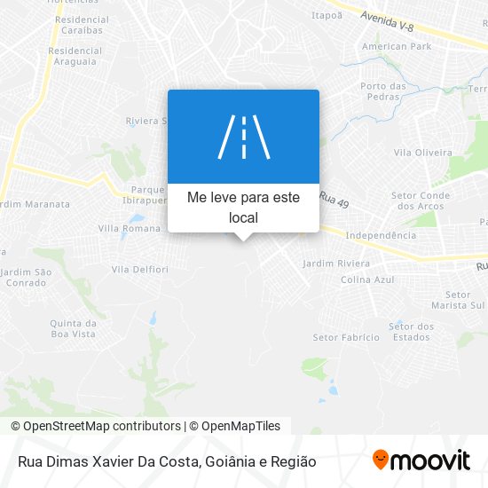 Rua Dimas Xavier Da Costa mapa