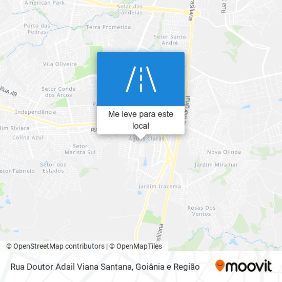 Rua Doutor Adail Viana Santana mapa