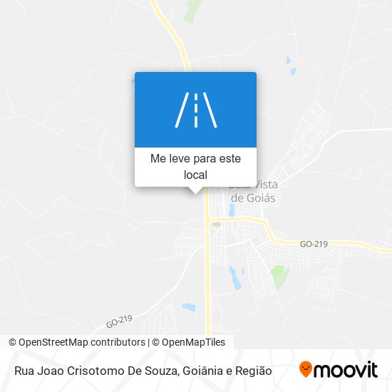 Rua Joao Crisotomo De Souza mapa