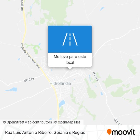 Rua Luis Antonio Ribeiro mapa