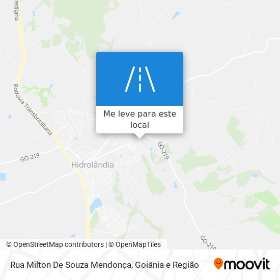 Rua Milton De Souza Mendonça mapa