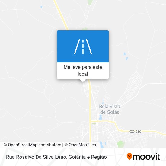 Rua Rosalvo Da Silva Leao mapa