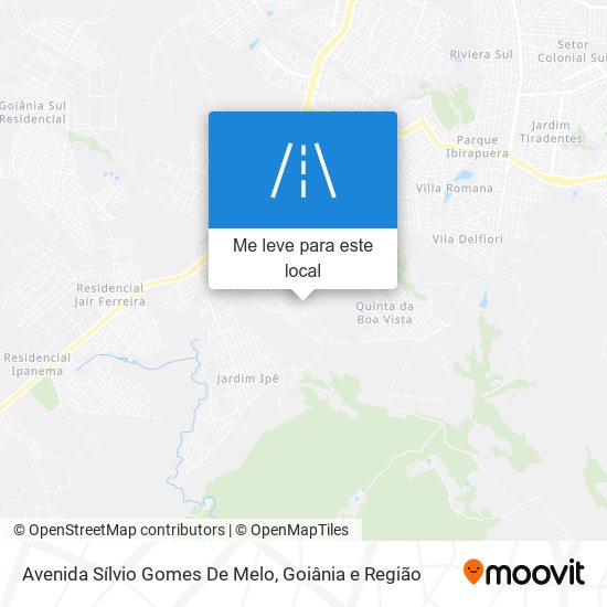 Avenida Sílvio Gomes De Melo mapa