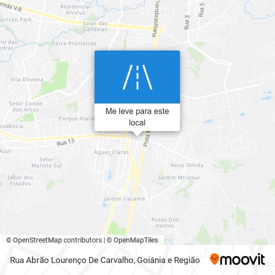 Rua Abrão Lourenço De Carvalho mapa