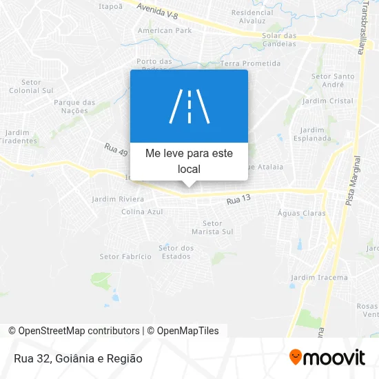 Rua 32 mapa