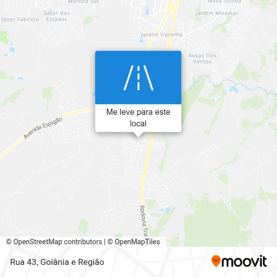 Rua 43 mapa