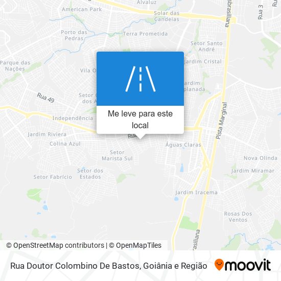 Rua Doutor Colombino De Bastos mapa