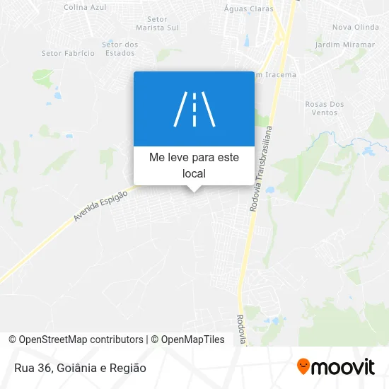 Rua 36 mapa
