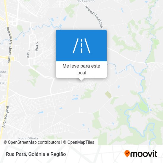 Rua Pará mapa