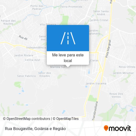 Rua Bougaville mapa