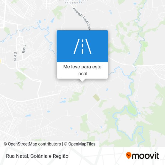 Rua Natal mapa