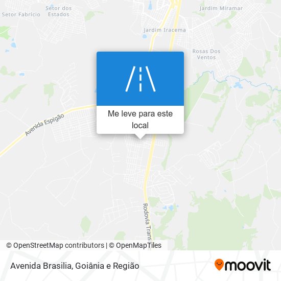 Avenida Brasilia mapa
