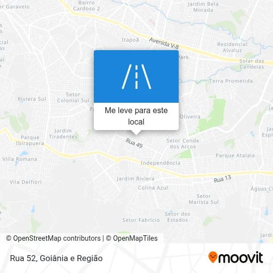 Rua 52 mapa