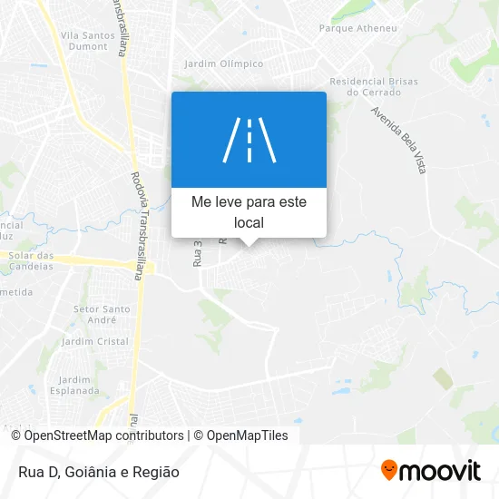 Rua D mapa