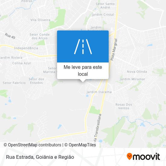 Rua Estrada mapa
