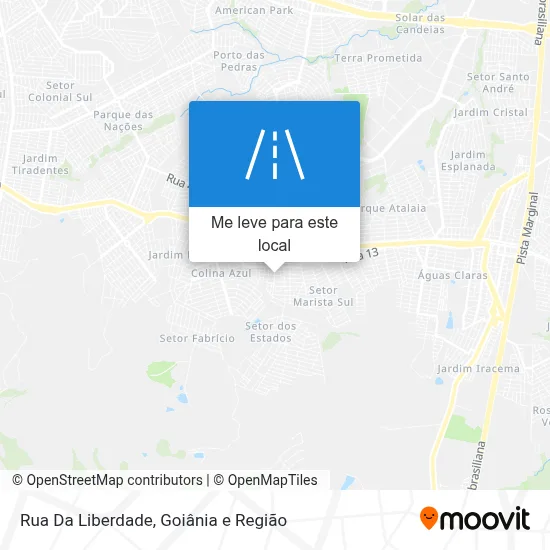 Rua Da Liberdade mapa