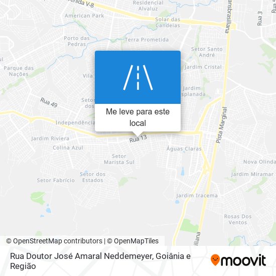 Rua Doutor José Amaral Neddemeyer mapa